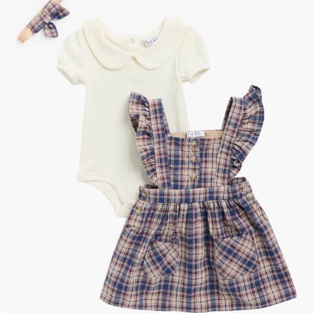 Plaid Button-Up Sleeveless Dress